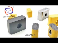 কাস্ট এবং নকল ইস্পাত চিপ ব্রেকার টাংস্টেন কার্বাইড 90.4 HRA ISO14001 সন্নিবেশ