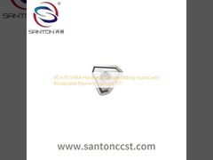 90.4-91.5HRA হার্ডনেস কার্বাইড মিলিং ইনসার্ট গ্রহণযোগ্য পেমেন্ট বিকল্প T/T সহ