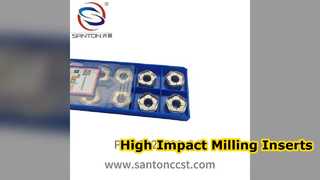 উচ্চ প্রভাব W Co Ti মিলিং ইনসার্ট PNGG120530