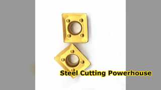 স্টিল ফিনিশিংয়ের জন্য CrTiAIN কার্বাইড সন্নিবেশ