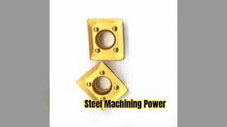 স্টিলের জন্য CrTiAIN আবরণ কার্বাইড সন্নিবেশ