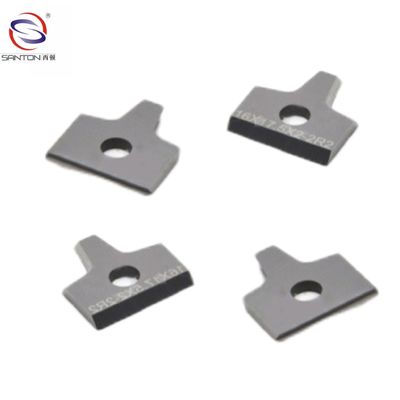 ISO9001 কাঠের বাঁকানো কার্বাইড সন্নিবেশ 91 HRA প্রভাব কম্পন প্রতিরোধী